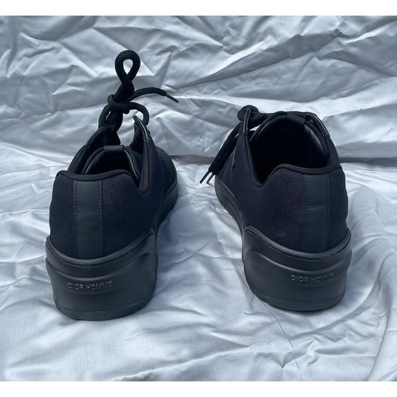 Dior Homme Black Canvas And Leather B17 Mens Sneakers Size 39. Retail $1200!! main image 4